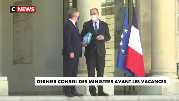 Dernier conseil des ministres avant les vacances