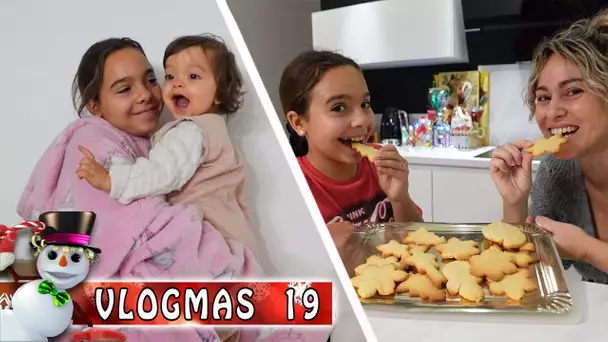 VLOGMAS 19 : JESSY APPELLE SA SOEUR ET BISCUITS DE NOEL FAIT MAISON