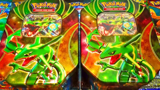 Ouverture de 2 Pokebox RAYQUAZA EX Française ! MEGA POKEMON EX PIOCHE !
