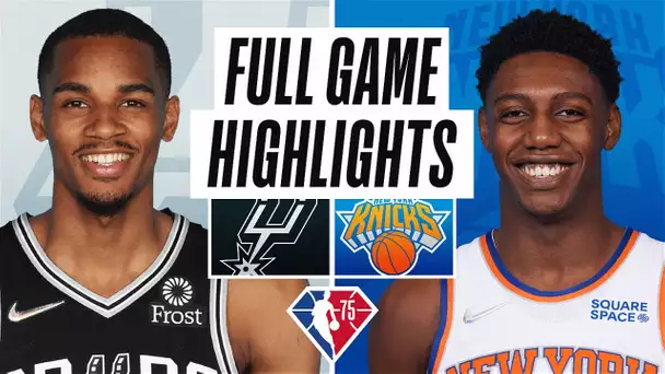 SPURS at KNICKS | FULL GAME HIGHLIGHTS | January 10, 2022