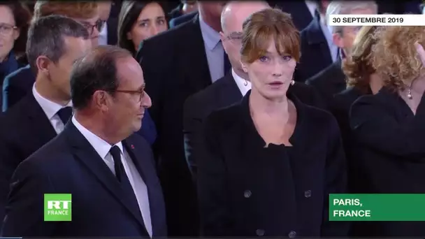 Mais qu’a dit François Hollande à Carla Bruni lors des obsèques de Jacques Chirac ?