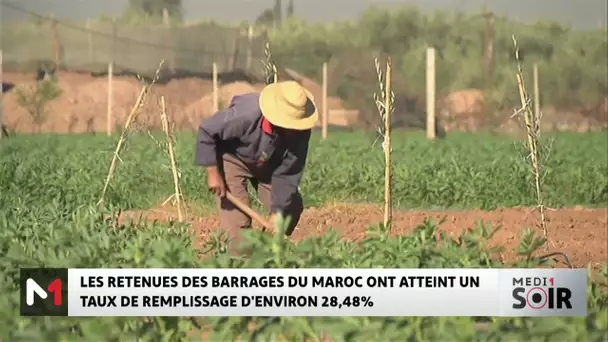 Les retenues des barrages au Maroc ont atteint un taux de remplissage d´environ 28,48%