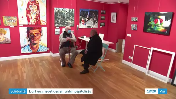 Toulon: des tableaux vendus au profit des enfants hospitalisés