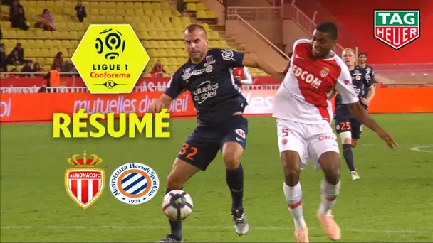 AS Monaco - Montpellier Hérault SC ( 1-2 ) - Résumé - (ASM - MHSC) / 2018-19