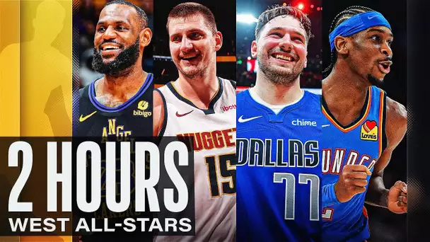 The 2024 Western Conference NBA All-Stars BEST Moments ⭐