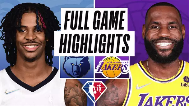 GRIZZLIES at LAKERS | FULL GAME HIGHLIGHTS | January 9, 2022