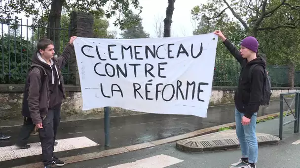 Nantes : blocage au lycée Clemenceau contre les épreuves de contrôle continu du bac E3C