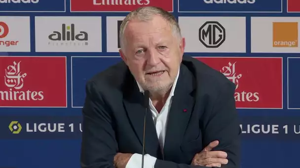 Jean-Michel Aulas revient sur l'arrêt du match OL-OM et sur le transfert de Bruno Guimaraes