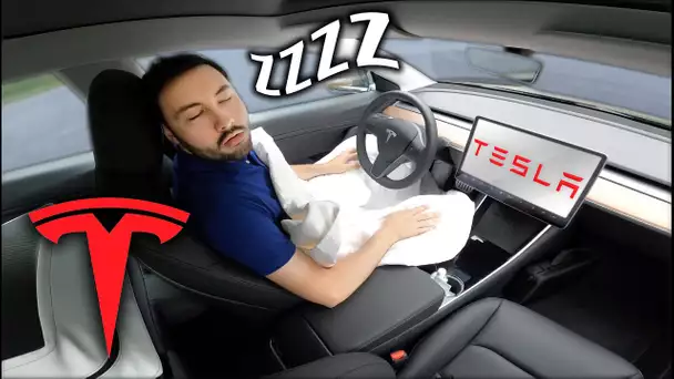 J'ai dormi dans une Tesla toute une Nuit !
