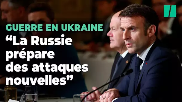 Front ukrainien, attaques cyber… Macron alerte sur « un durcissement de la Russie »