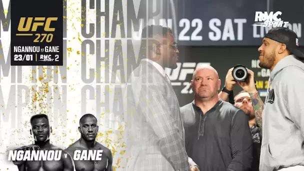 Ngannou v Gane : "Un choc qui ne peut qu’être spectaculaire" affirme Simon