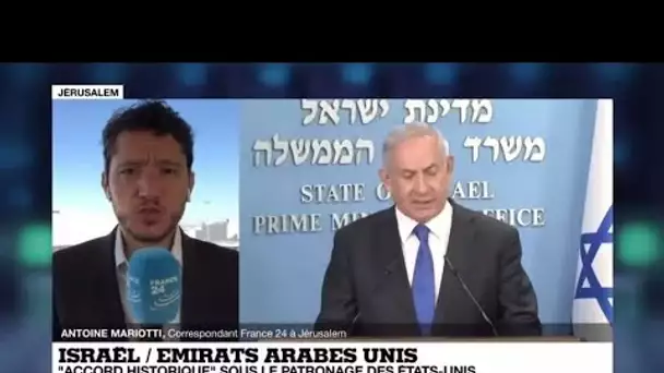 Accord de paix entre Israël et les Émirats arabes unis : "une étape extrêmement importante"