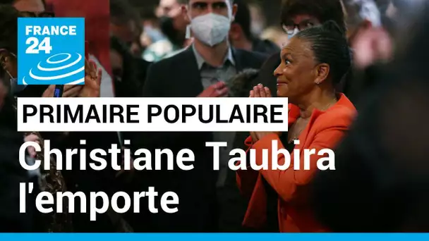 Présidentielle 2022 : Christiane Taubira remporte la Primaire populaire • FRANCE 24