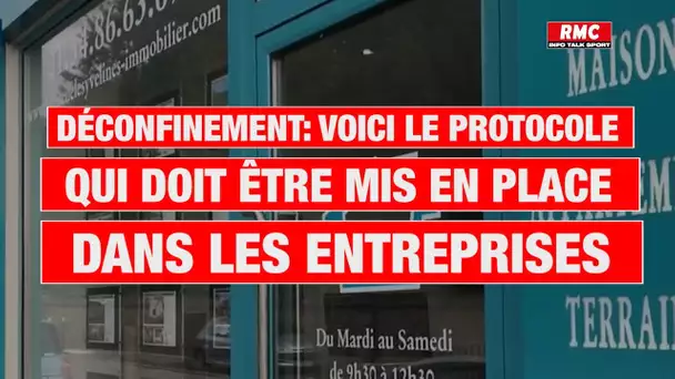 Déconfinement: voici le protocole qui doit être mis en place dans les entreprises