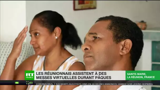 En raison du Covid-19, les Réunionnais assistent à des messes de Pâques virtuelles