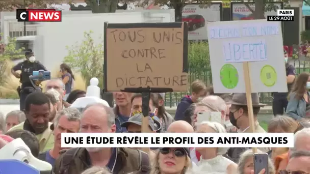 Une étude révèle le profil des anti-masques