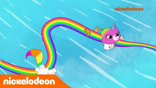 Arc-en-ciel, Papillon, Licorne, Chaton | Couvre-Voeux | Nickelodeon France