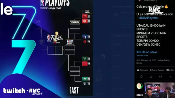 NBA : Futur vainqueur, équipe surprise… Les playoffs sont lancés (le 7/7 le Twitch RMC SPORT)