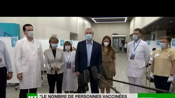 Variant Delta : «Le nombre de personnes vaccinées augmente à Moscou», selon Sergueï Sobianine