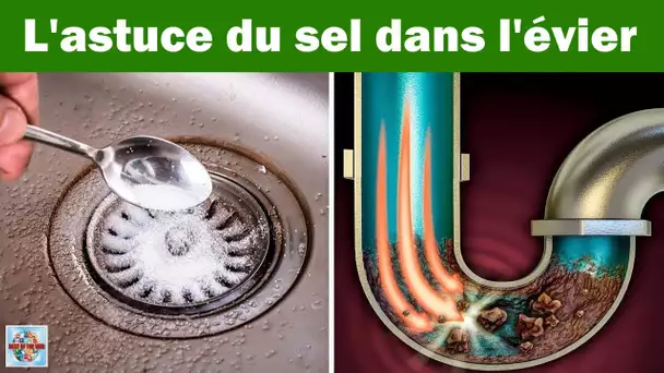 Pourquoi il faudrait verser du sel dans votre évier