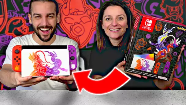 ON A RECU LA NOUVELLE NINTENDO SWITCH OLED POKEMON ECARLATE ET VIOLET COLLECTOR !