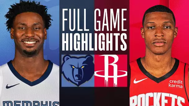 GRIZZLIES at ROCKETS | FULL GAME HIGHLIGHTS | November 22, 2023