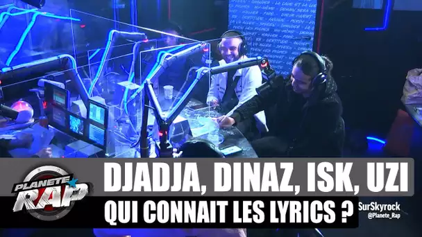Djadja & Dinaz - Qui connaît les lyrics ? avec Uzi & ISK ! #PlanèteRap