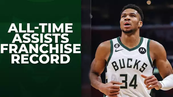 Giannis Antetokounmpo Sets FRANCHISE RECORD For All-Time Assists! | February 16, 2023