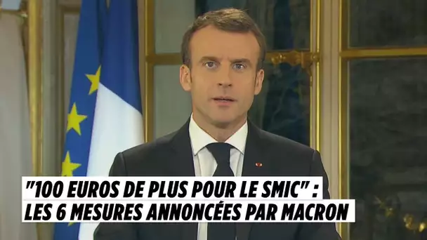 '100 euros de plus pour un salarié au smic' : les 6 mesures annoncées par Macron