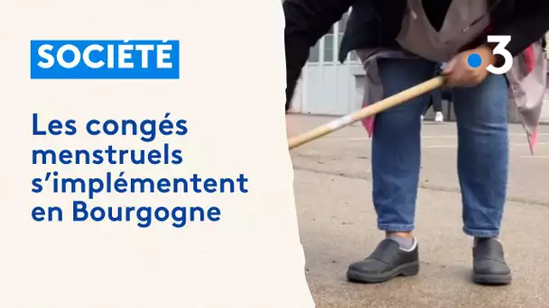 Les congés menstruels commencent à être implémenté en Bourgogne