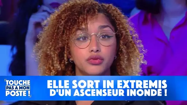 Elle sort in extremis d'un ascenseur inondé !