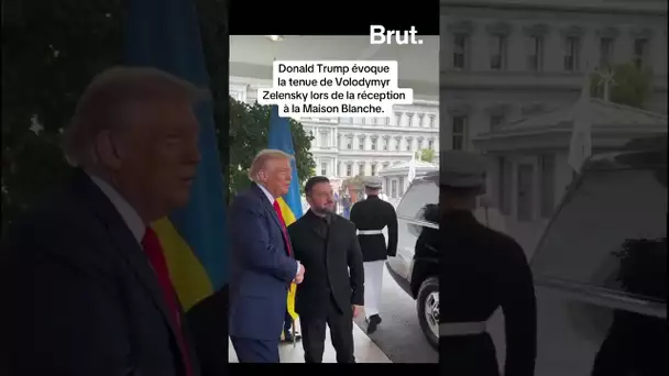Donald Trump évoque la tenue de Volodymyr Zelensky lors de la réception à la Maison Blanche.