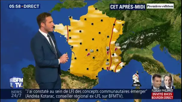 ☀ Plein soleil sur tout le pays à l&#039;exception du sud-est