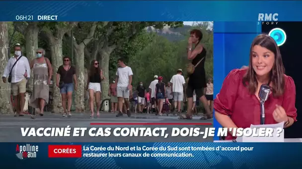 Vacciné et cas contact: dois-je m'isoler ?