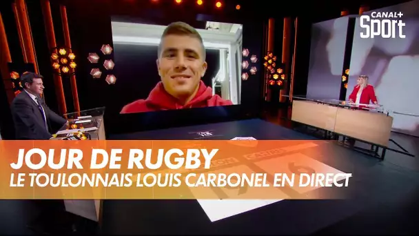 Louis Carbonel se confie en direct dans Jour de Rugby