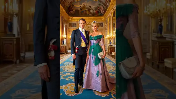 Emmanuel & Brigitte Macron: A 19th-Century Fashion Romance in Élysée Splendor #love #elegance