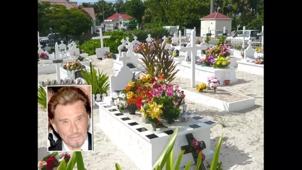 Exhumation de Johnny Hallyday  le cercueil du rockeur déjà abîmé