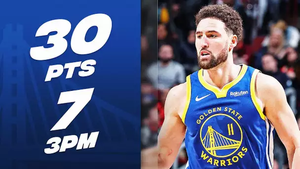 Klay Thompson COULDN'T MISS In The Windy City! - 30 PTS (7 Threes) 🔥| January 12, 2024