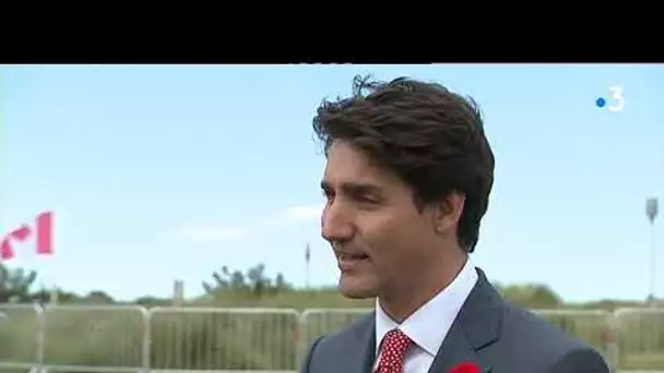 D-Day : Justin Trudeau sur France 3 Normandie