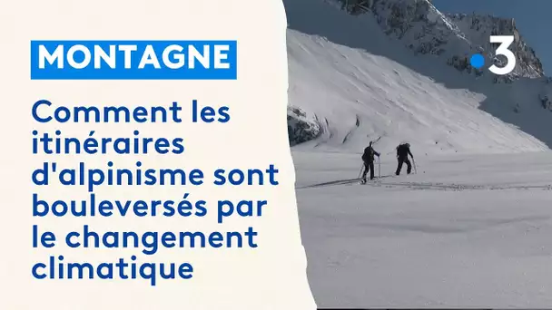 Comment les itinéraires d'alpinisme sont bouleversés par le changement climatique