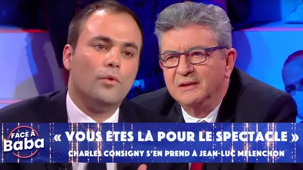 "Vous êtes là pour le spectacle" : Charles Consigny face à Jean-Luc Mélenchon