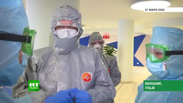 Italie : les médecins militaires russes en première ligne à l'hôpital de Bergame