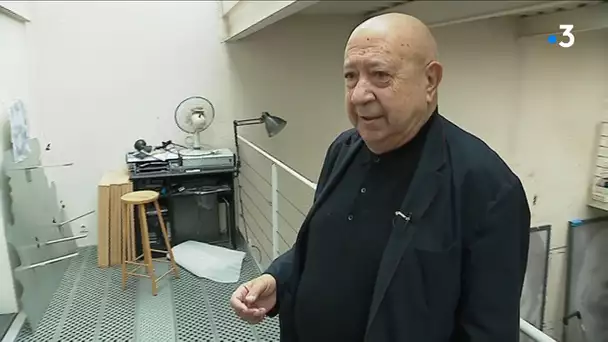 Christian  BOLTANSKI : son atelier à Malakoff , sa rétrospective au centre Pompidou