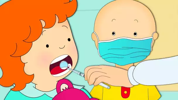 Caillou et Mousseline Chez le Dentiste | Caillou en Français