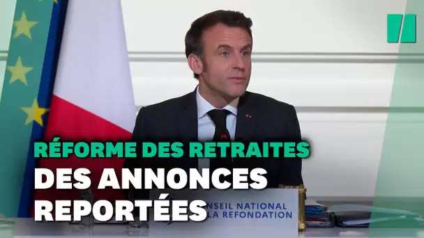 Macron décale la présentation de la réforme des retraites d'un mois, voici pourquoi