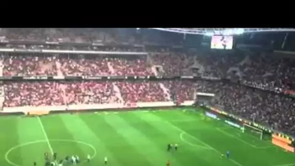 Patrick Bruel hué à l'inauguration de l'Allianz Riviera