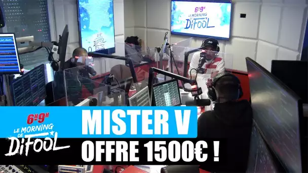 Mister V offre 1500€ à une auditrice ! #MorningDeDifool