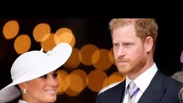 Les menaces de sécurité du prince Harry et de Meghan Markle "interceptées" lors de la visite du jubi