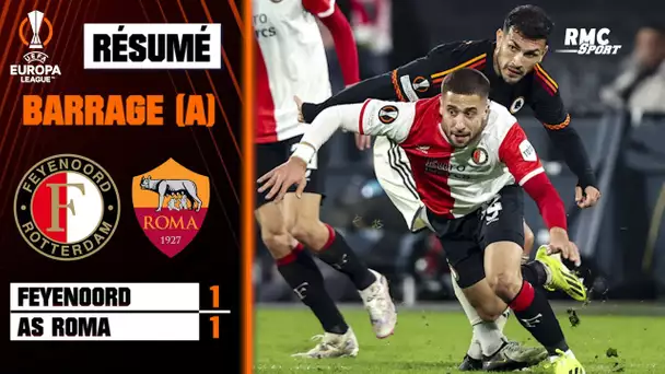 Résumé : Feyenoord 1-1 AS Roma - Ligue Europa (barrage aller)
