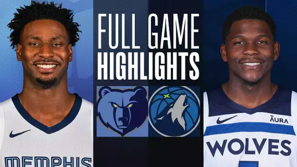 GRIZZLIES at TIMBERWOLVES | FULL GAME HIGHLIGHTS | February 28, 2024